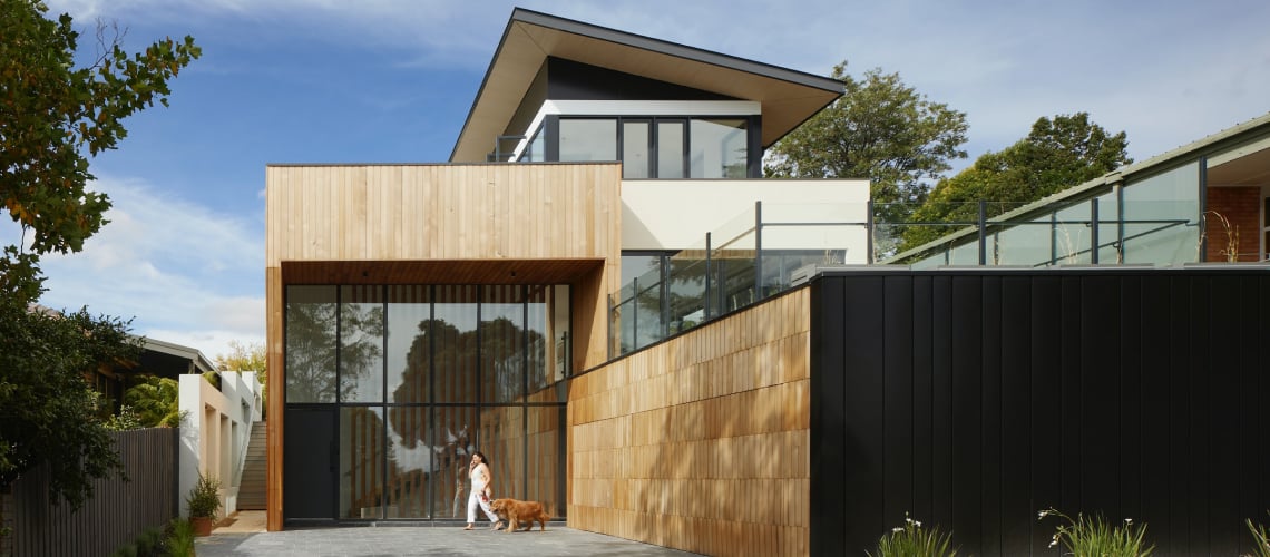 big modern house