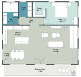 Second floor plan